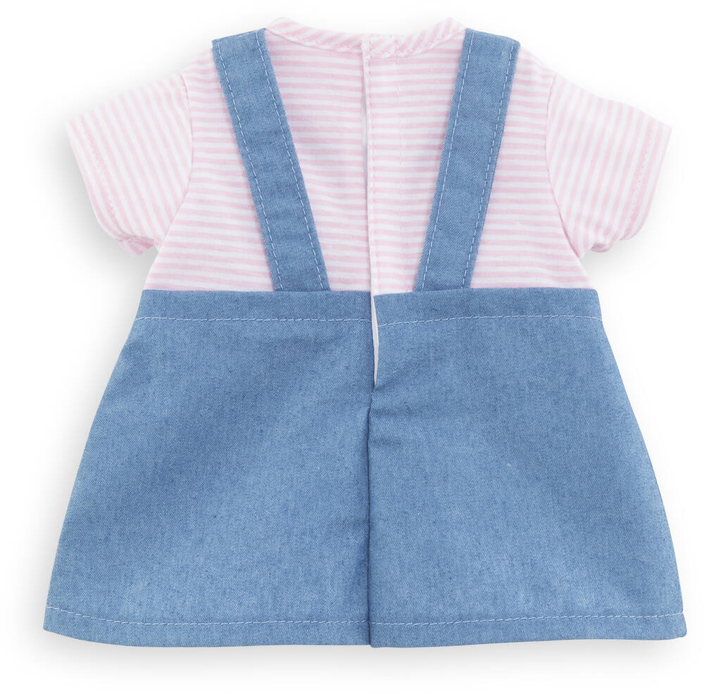 BB30 - ROBE MARINIERE BORDS DE LOIRE - VETEMENT POUR POUPON 30CM - COROLLE VETEMENTS