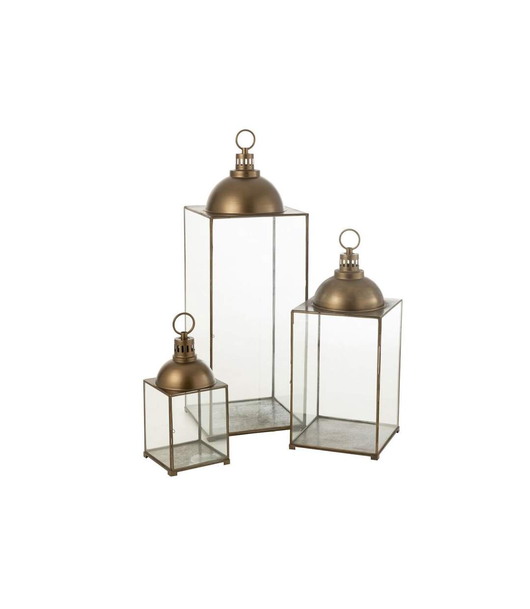 Paris Prix - Lanterne Design En Verre hagrid 57cm Bronze