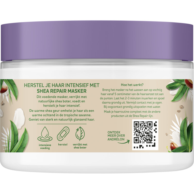 Andrélon Pro nature shea strong repair haarmasker