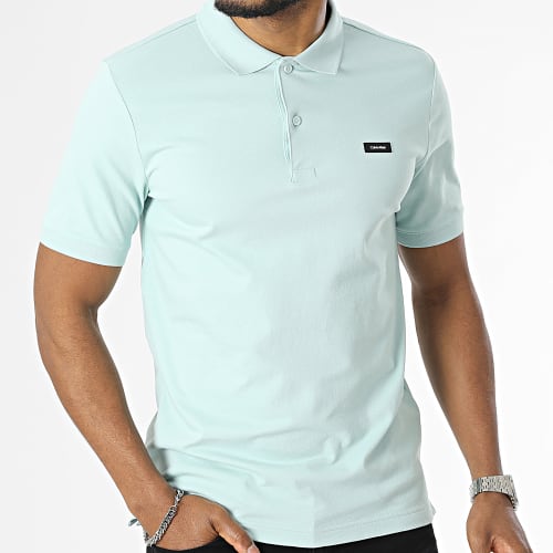 Polo Manches Courtes Stretch Pique Slim 1196 Vert Clair