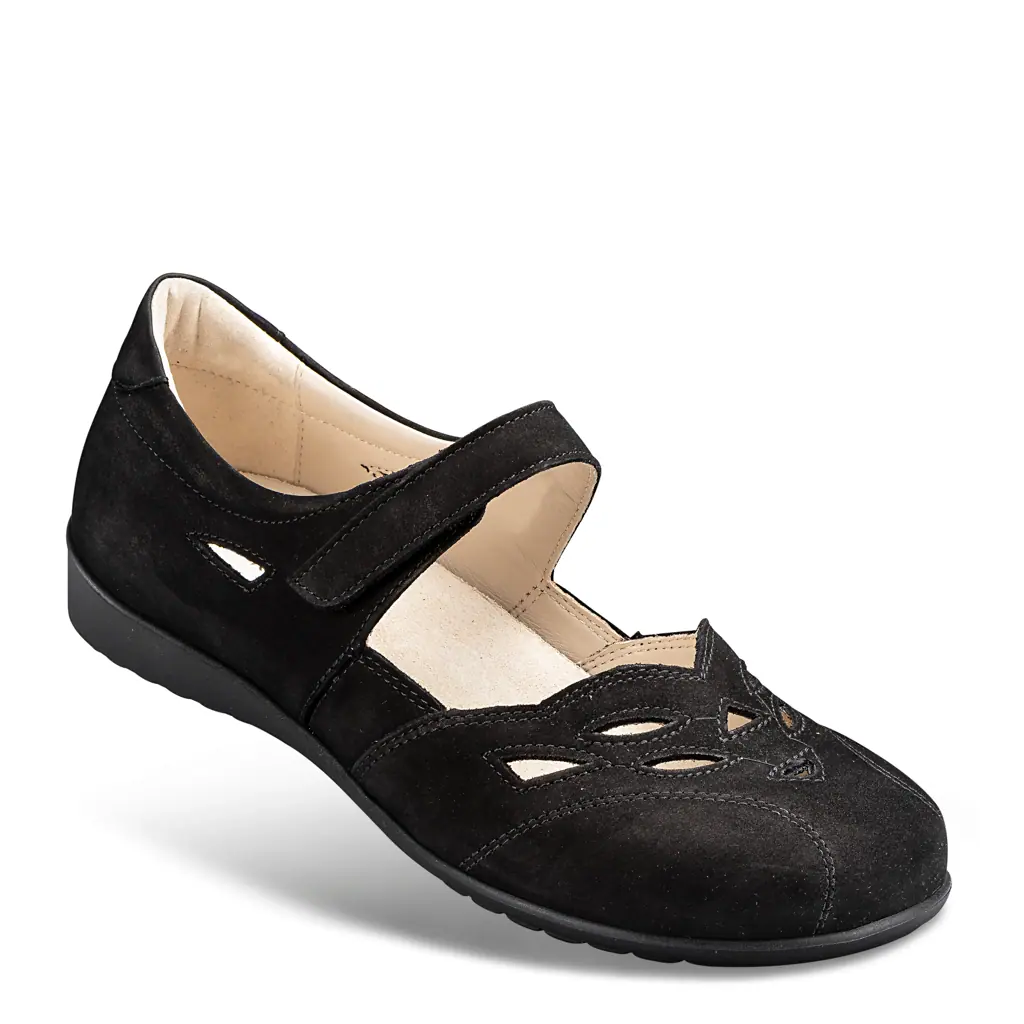 DAMEN - Spangenballerina JULE schwarz