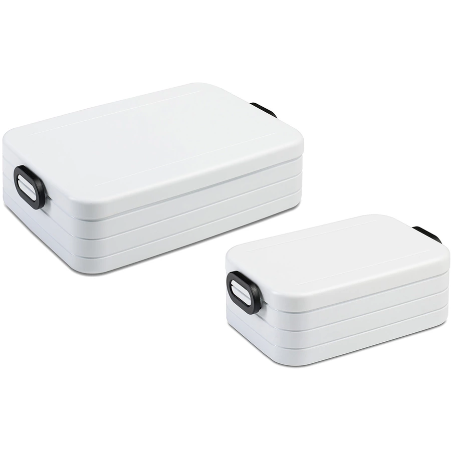 Mepal Lunchboxen Set Large Midi Take a Break 1500 & 900 ml 2er Set weiß