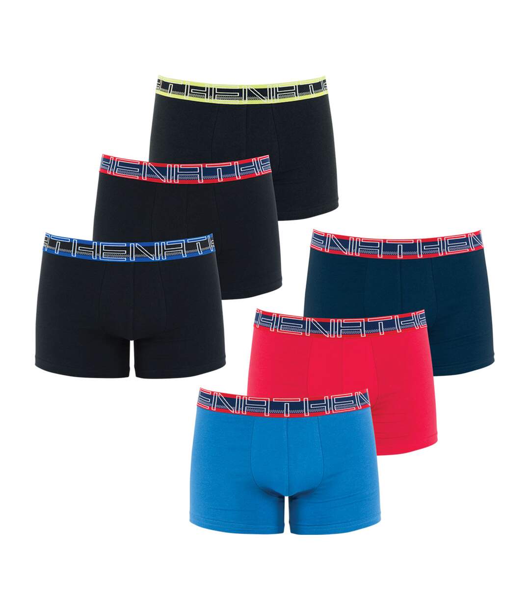 Lot de 6 boxers homme Full Stretch