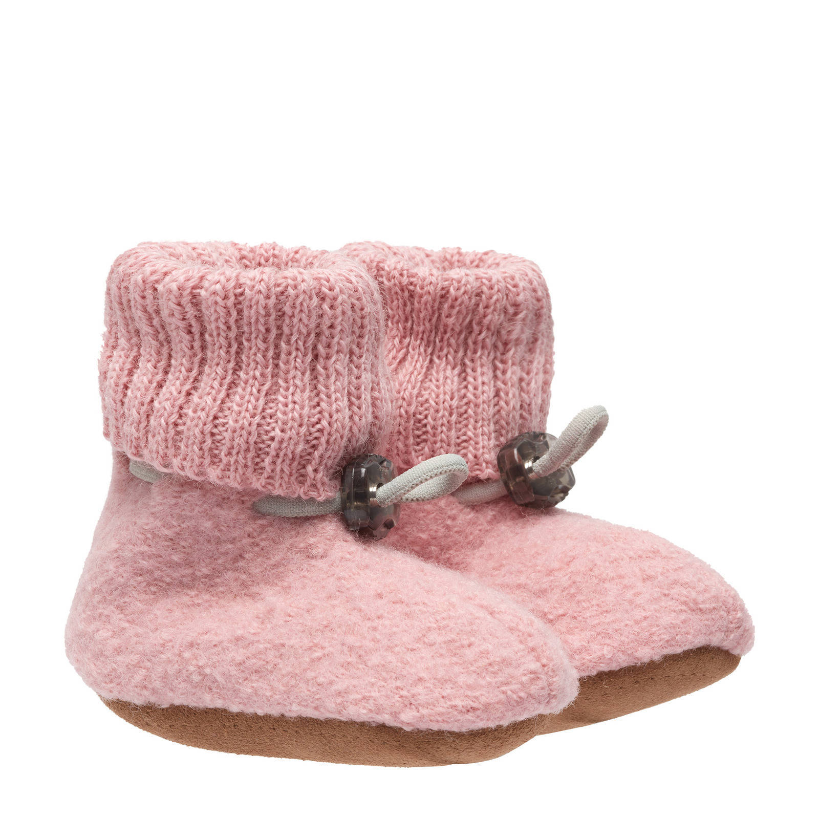Bergstein wollen babyslofjes roze