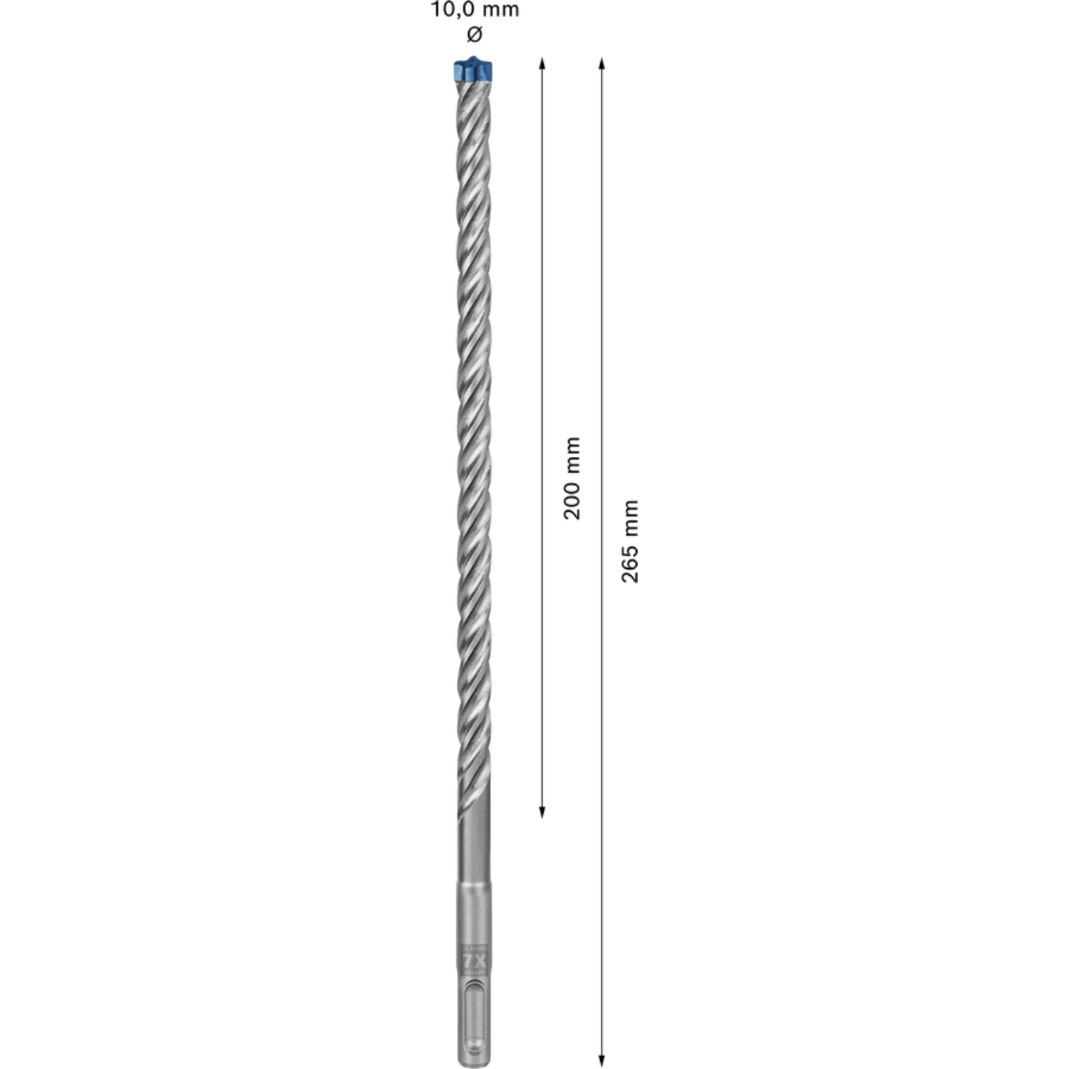 Bosch 2608900172 Hamerboor SDS plus-7X 10st 10x200x265mm