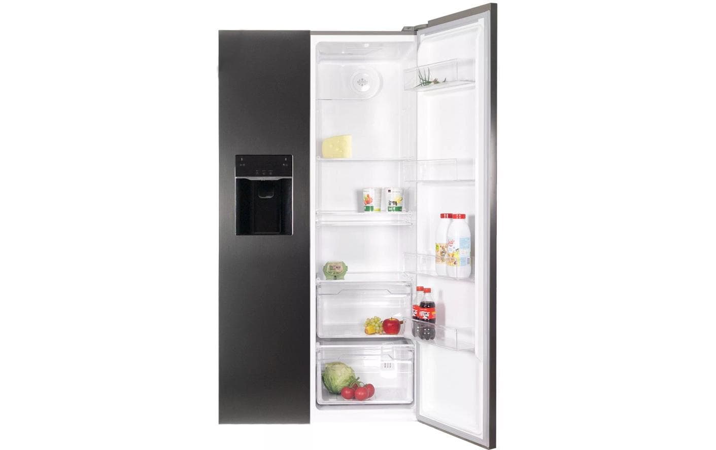 Foodcenter FC513 Grau<br>Side by Side Kühlgerät mit Icemaker