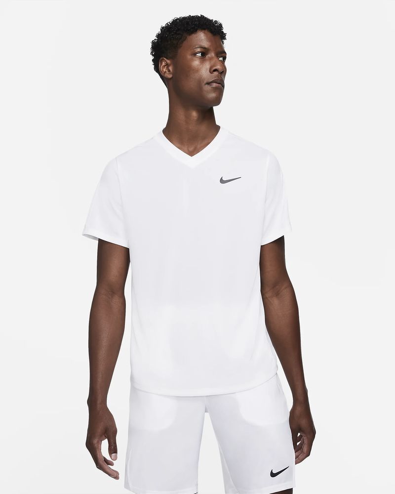 Haut de tennis Nike NikeCourt Gris pour homme