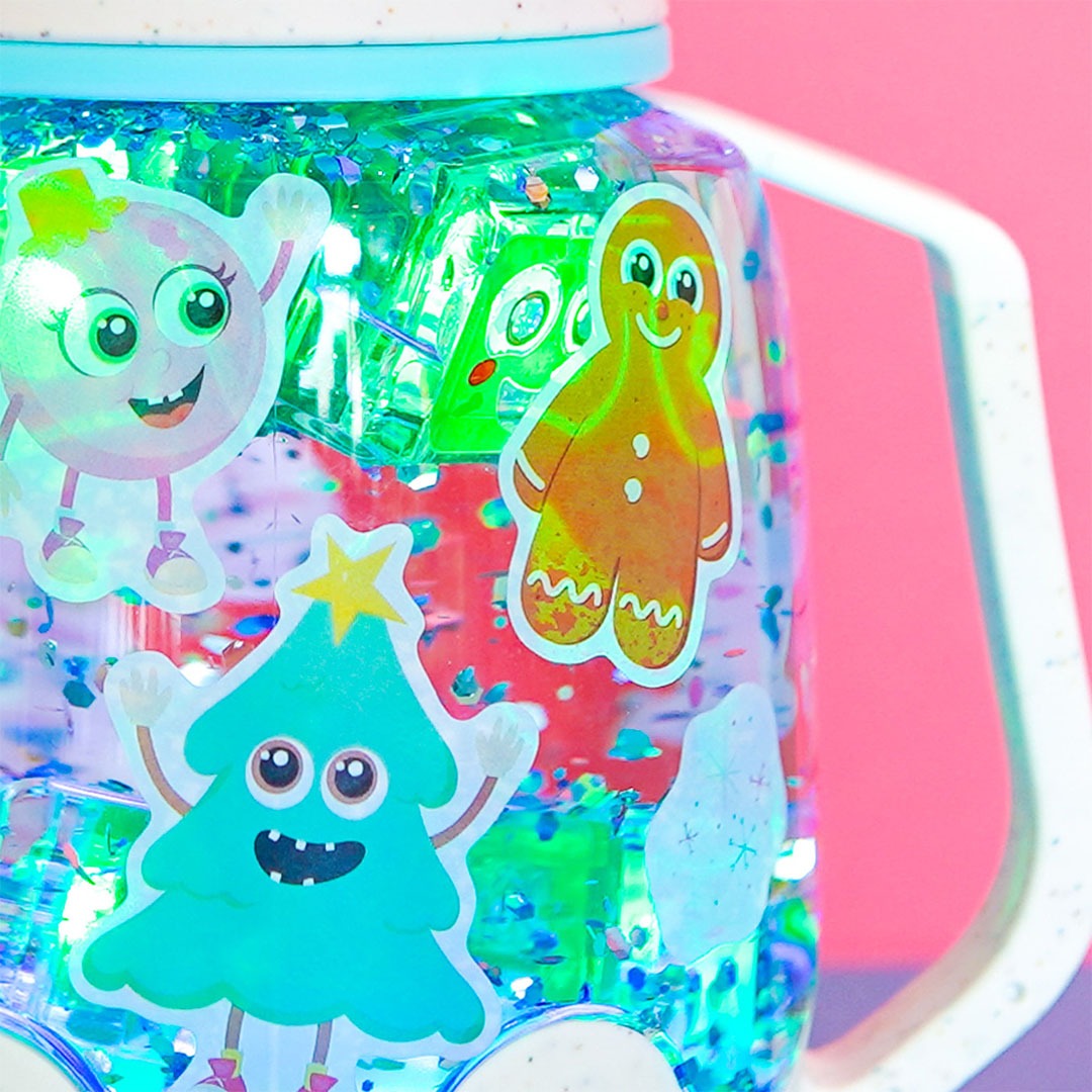 Glo pals lichtblokjes - christmas - 4st