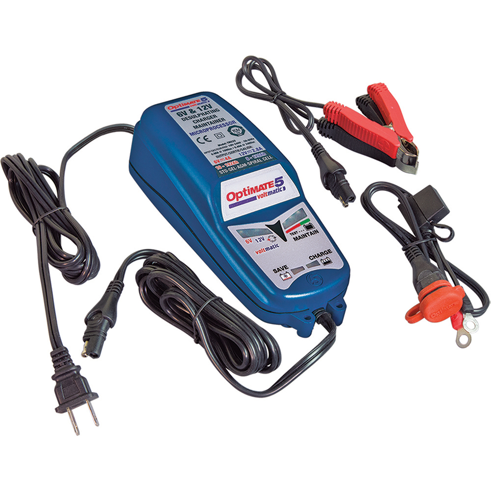 TecMate - Chargeur de batterie Optimate 5 Voltmatic TM222