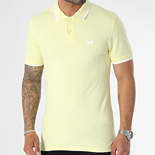 Polo Manches Courtes Slim A4842 Jaune