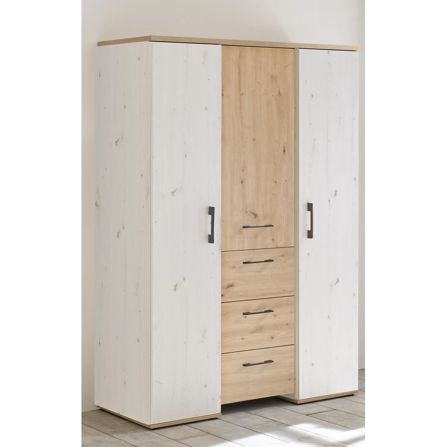 Mäusbacher Kinderzimmer Micha 3-türig Inkl. Hängeregalen weiß