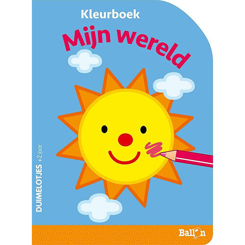 Uitgeverij ballon kleurboek mijn wereld