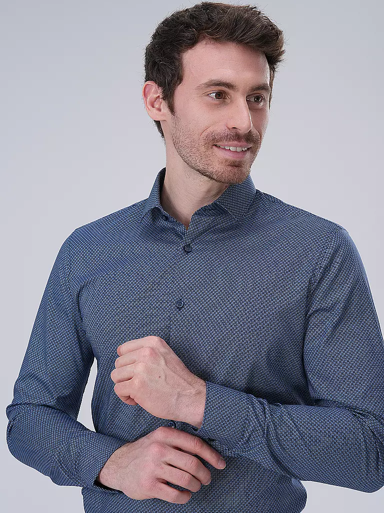 OLYMP NO.6 Hemd Super Slim Fit  dunkelblau
