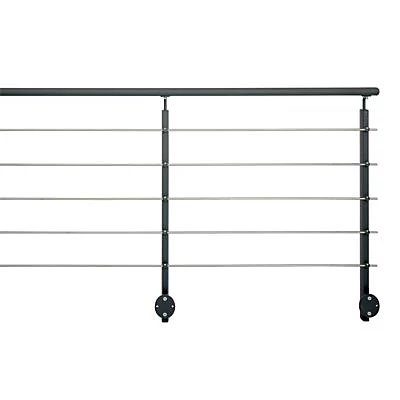 Pack balustrade Inoline black latéral Kordo