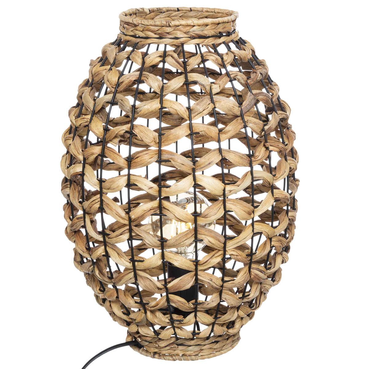LAMPE JACINTHE NATUREL H.40CM