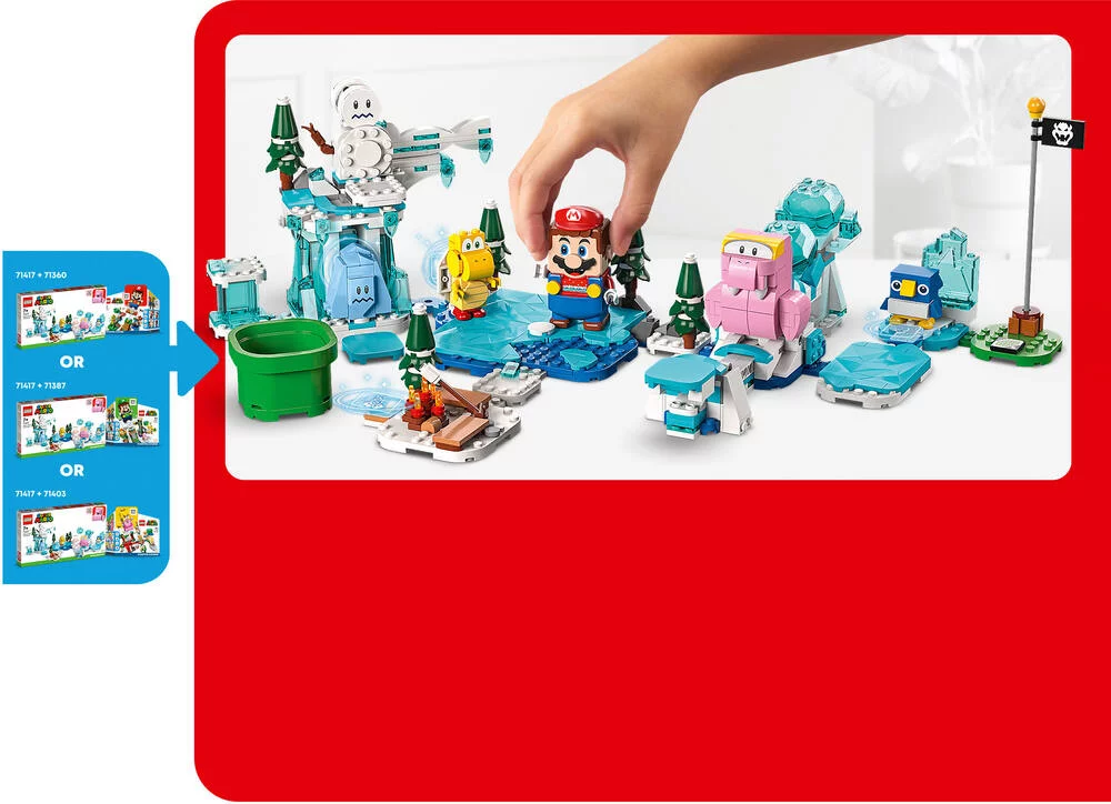 LEGO®SUPER MARIO 71417 - EXTENSION L'AVENTURE DANS LA NEIGE DE MORSINET