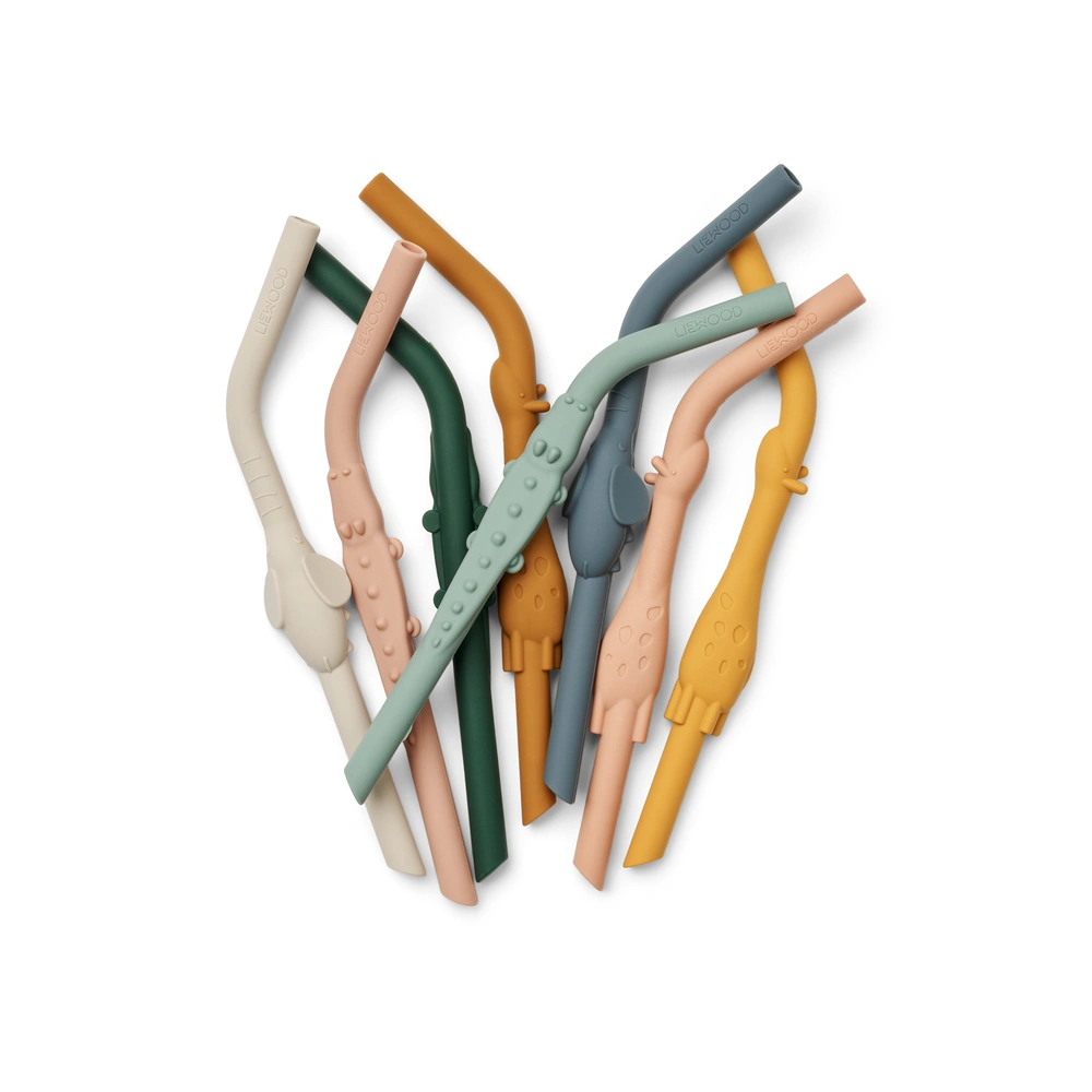 Silikon-Trinkhalme CARLSON - ALL TOGETHER 8er Pack
