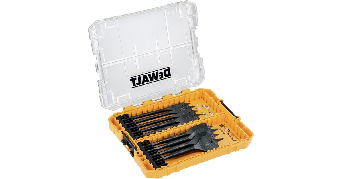 DEWALTEXTREME IMPACT houtfrezenset DT70751, 9-delig boorset  (Incl. TOUGHCASE)