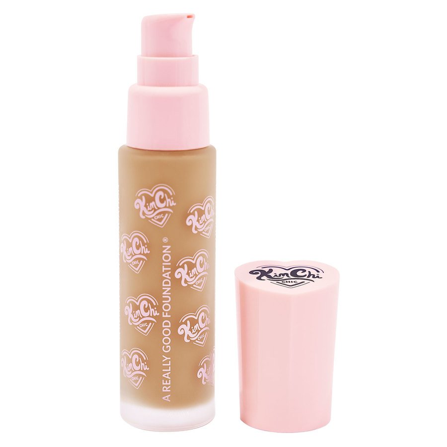 KimChi Chic A Really Good Foundation 122MD Medium To Tan Skin With Warm Yellow Undertones 30ml