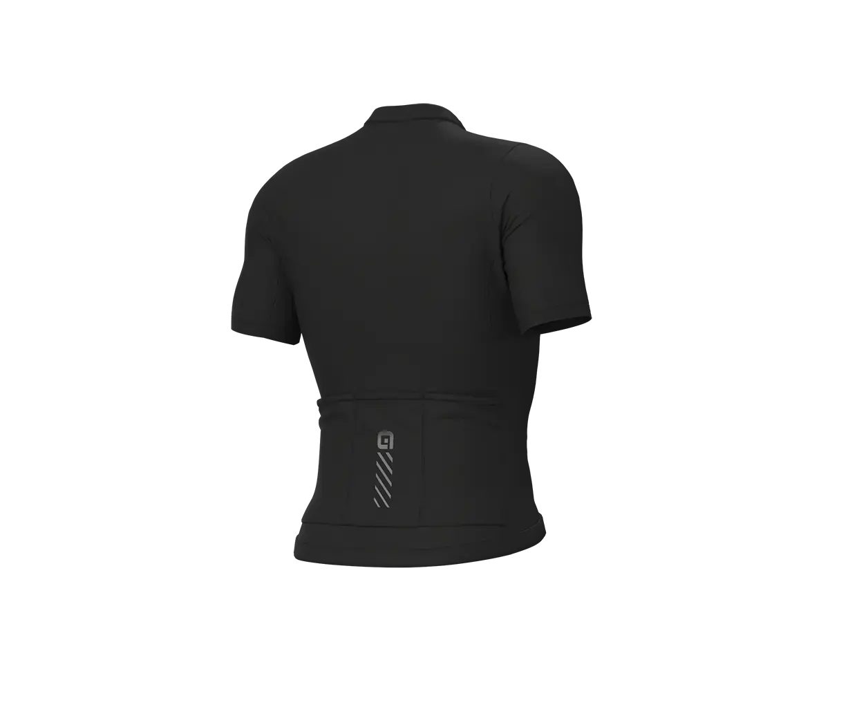 Ale Pragma Color Block Fietsshirt Korte Mouwen Zwart Heren