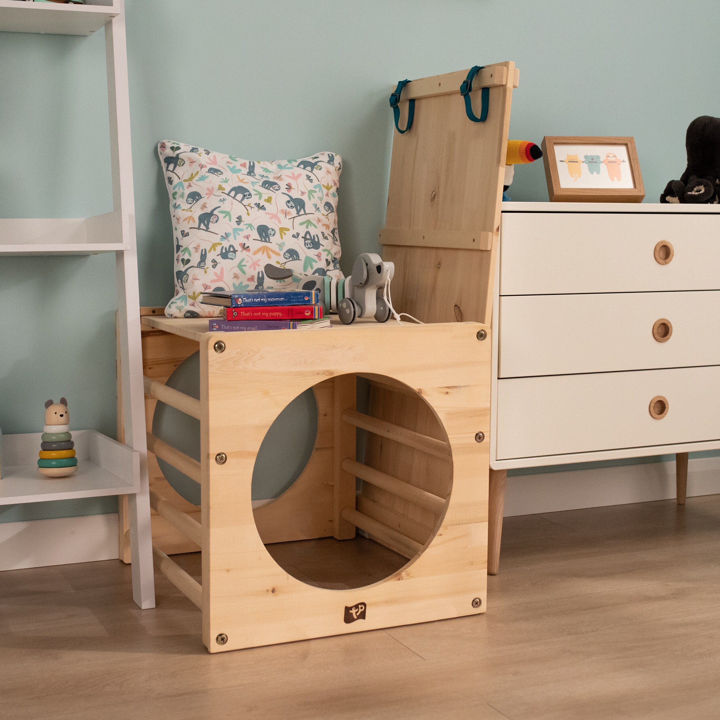 TP-Toys Holzbrücke und -Rutsche für Kinder