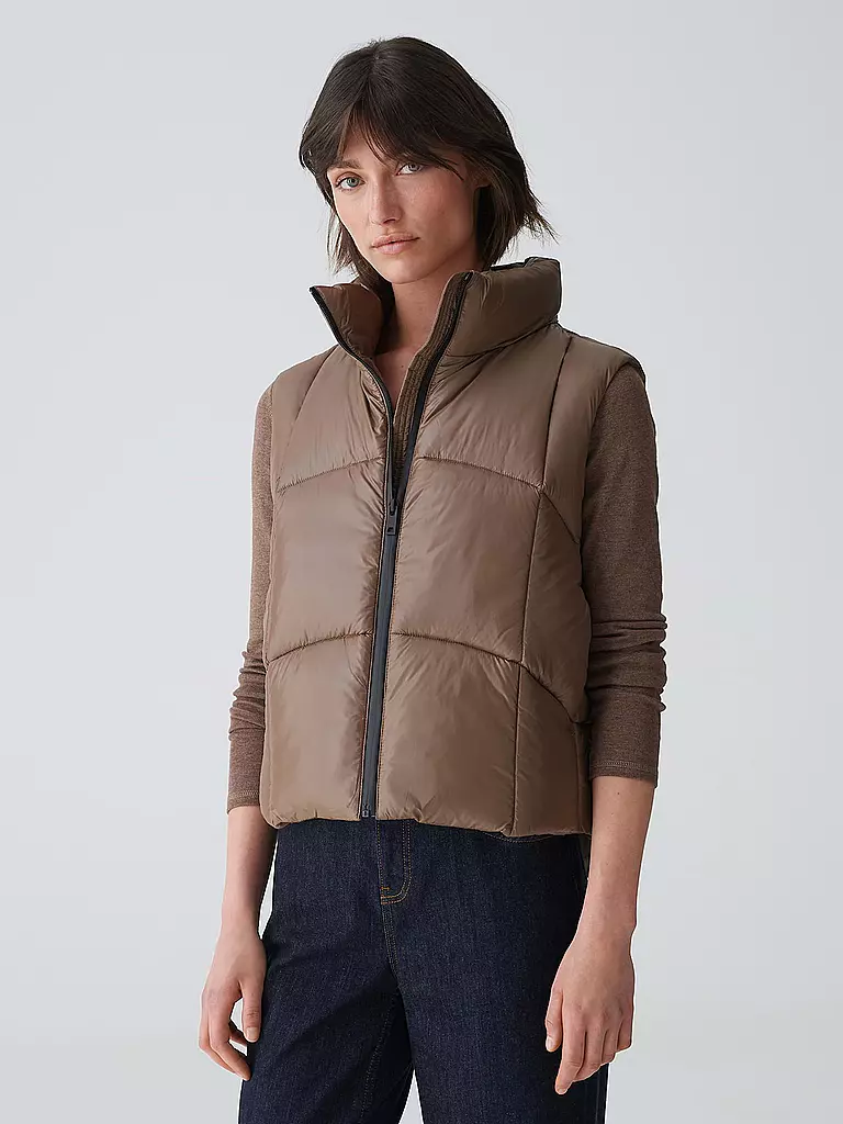 OPUS Steppgilet WOERTEL braun