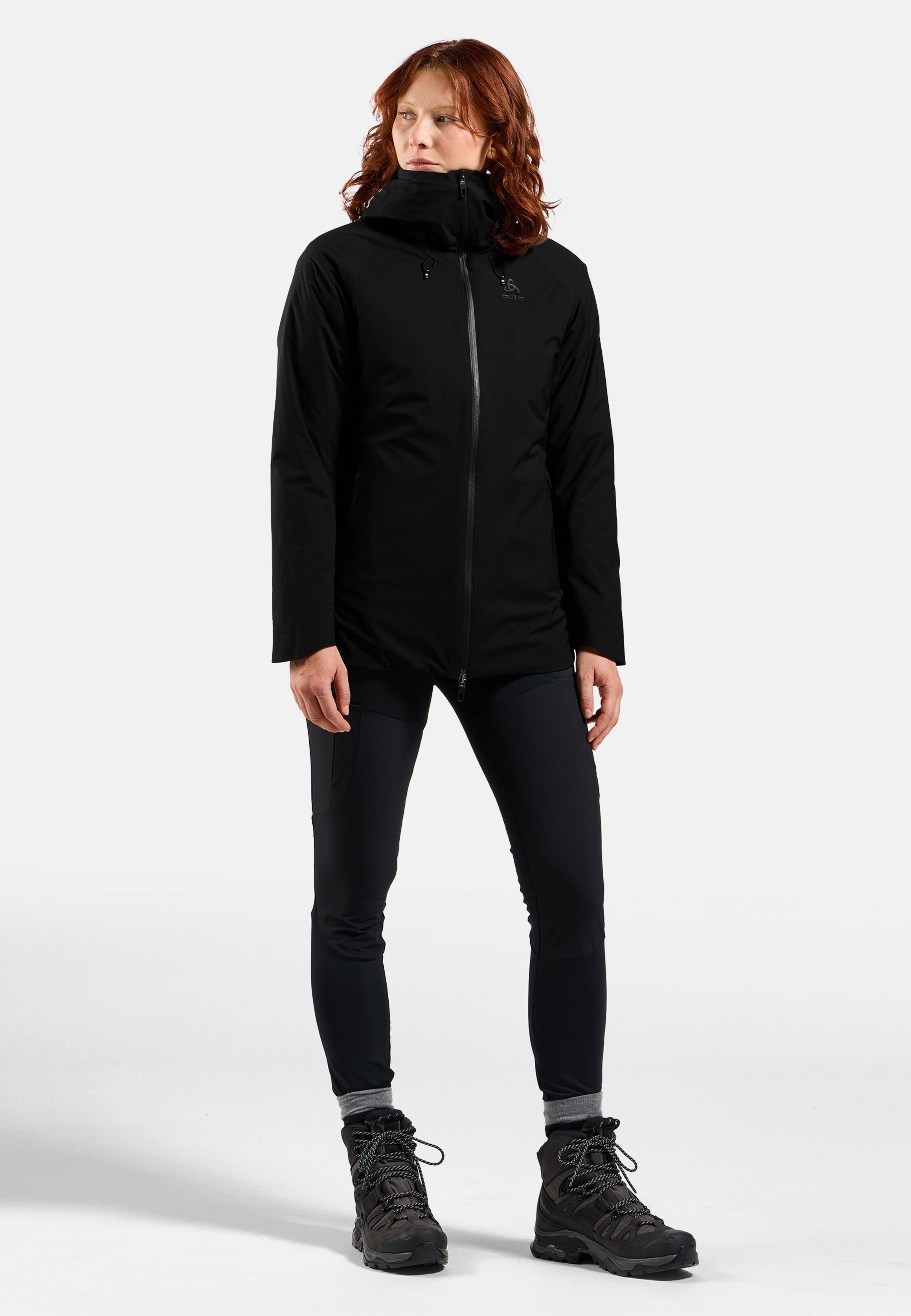 Wasserdichte Ascent S-Thermic Jacke in black