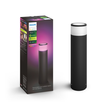 Philips Hue sokkellamp Calla uitbreiding zwart- wit en gekleurd licht 8W - hoog