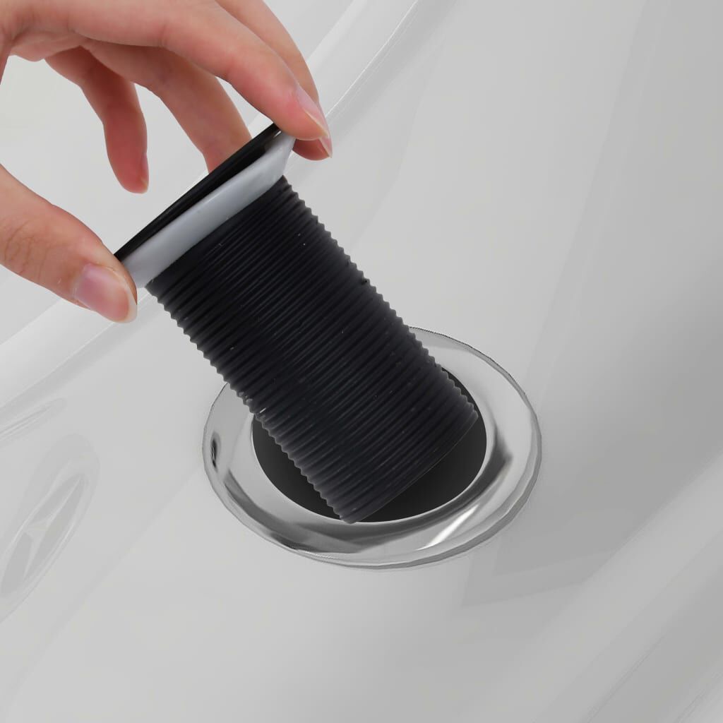 vidaXL Klik-Klak Stopper zonder Overloop, Zwart, 6,4x6,4x9,1 cm