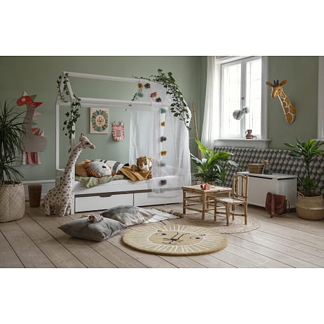 Hoppekids Mermaid forhæng til husseng 70x160 cm