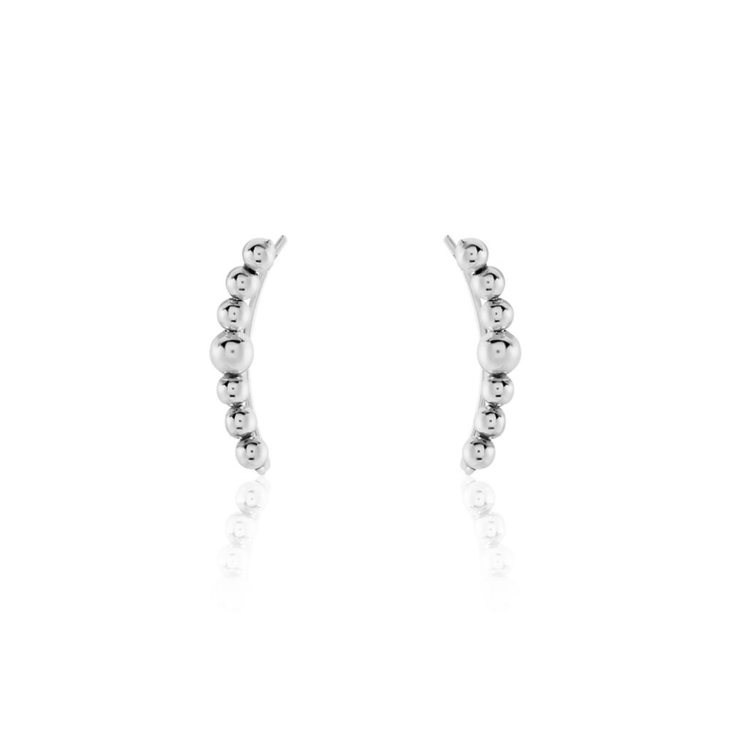 Boucles D'oreilles Grimpantes Argent Flamell