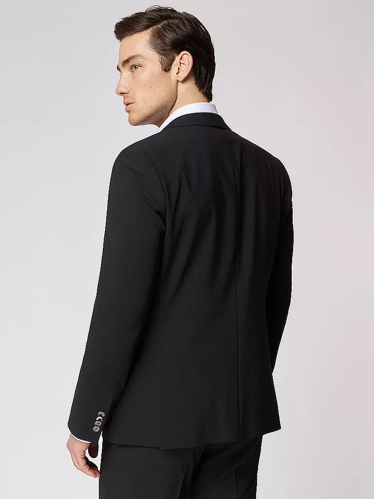 ROY ROBSON Sakko Slim Fit schwarz