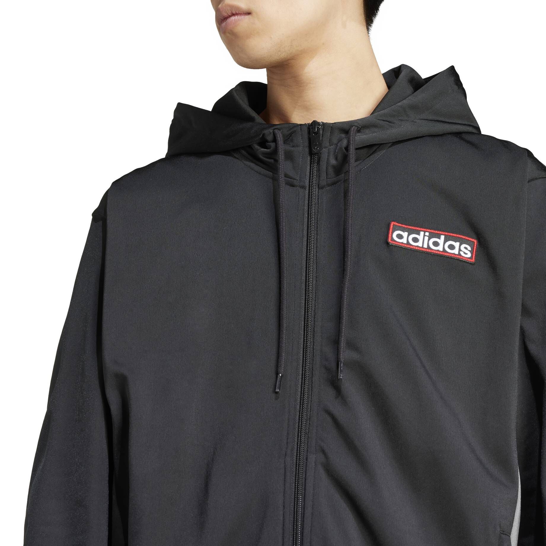 adidas Originals| Herren Sweatjacke mit Kapuze ADIBREAK FULL ZPP HOODED TRACK TOP