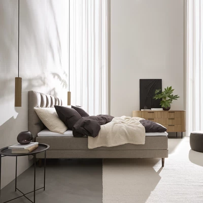 Nocturne Elegant inkl. topmadras, 140 x 200 cm elevationsseng