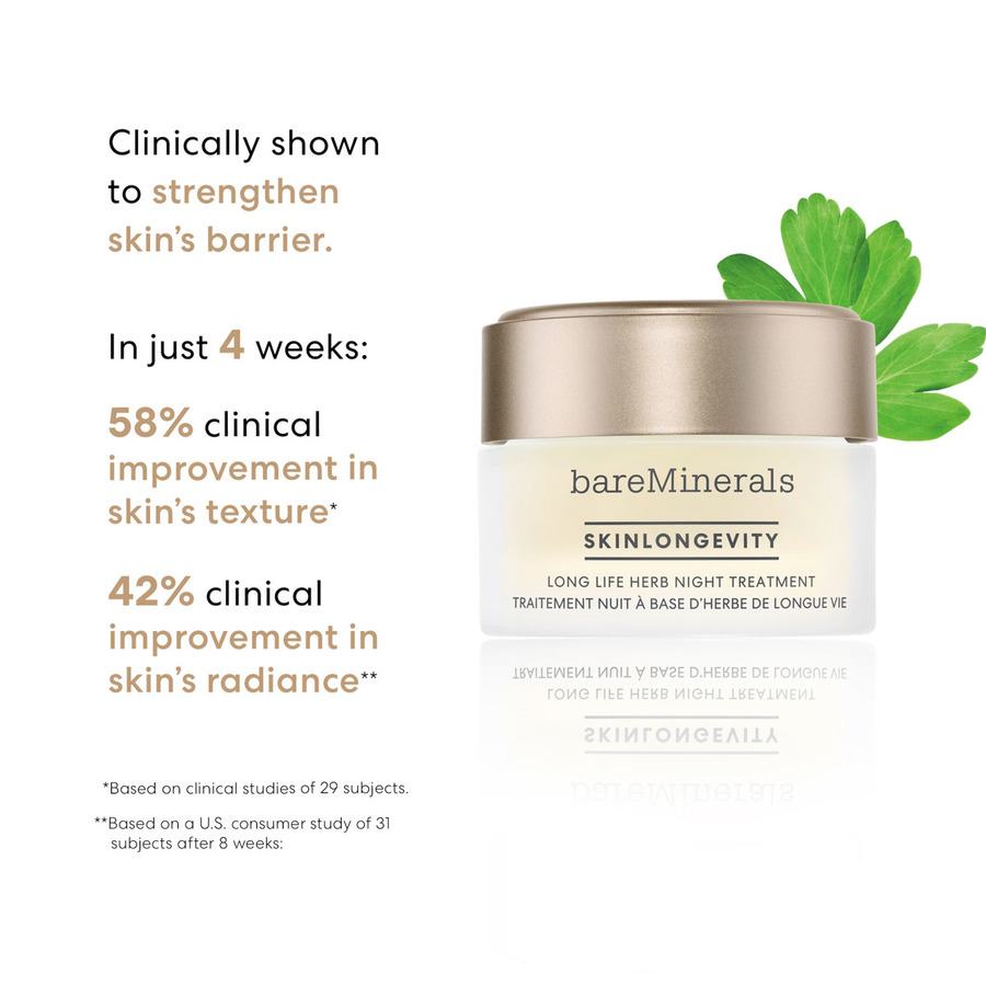 BareMinerals Skinlongevity Long Life Herb Night Treatment 50g