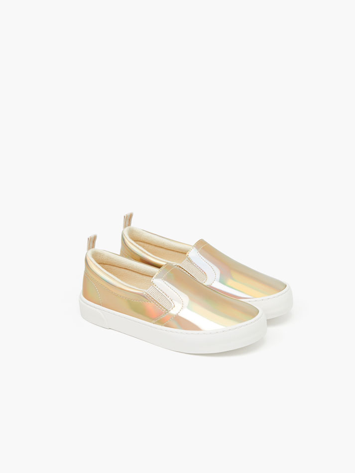 Chinelo iridescente - Dourado