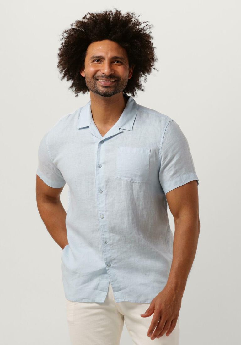 DSTREZZED blauwe dstrezzed casual overhemd ds_colter resort shirt