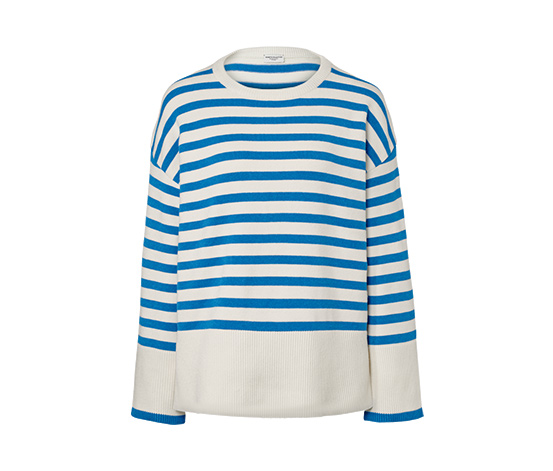 Gestreifter Strickpullover