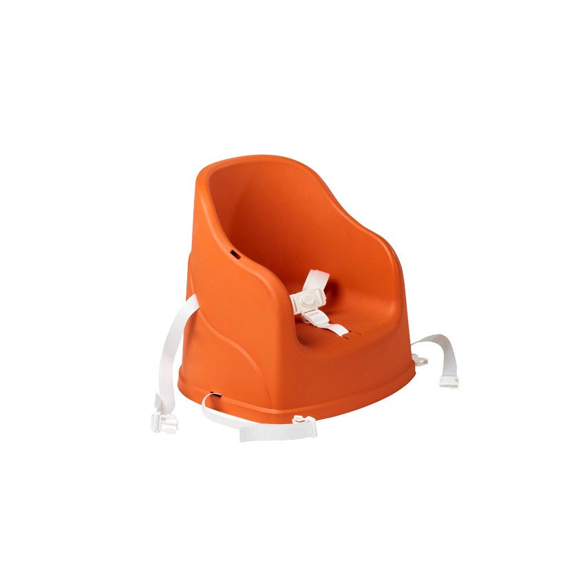 Chaise haute évolutive Youpla - Terracotta - Ecru