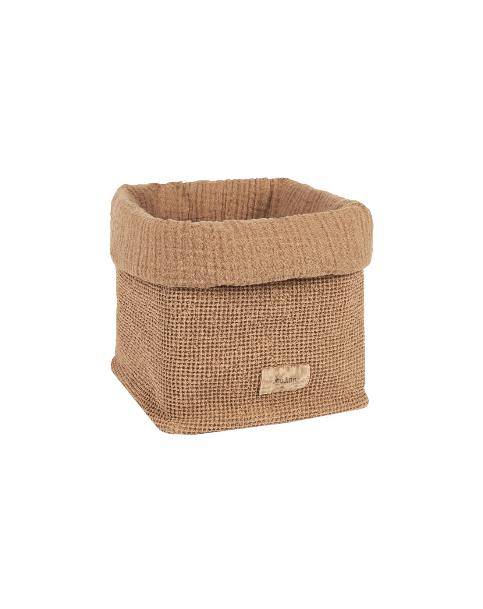 Panier wabi-sabi en coton lavé | Marron