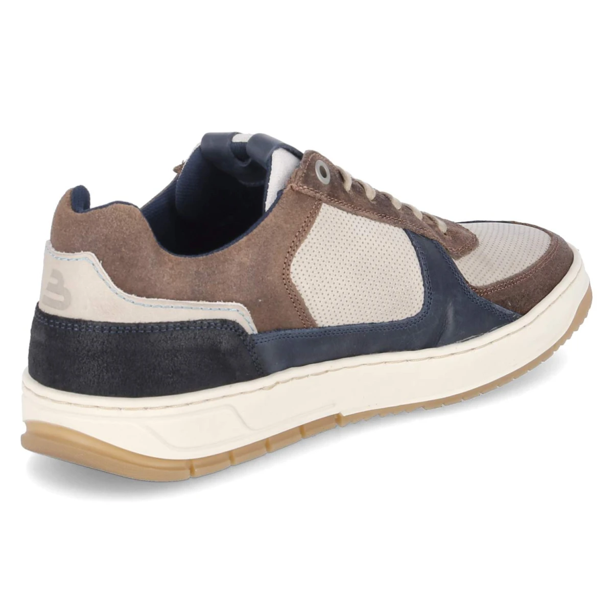 BullboxerLow Sneaker - Grey - Dark Brown