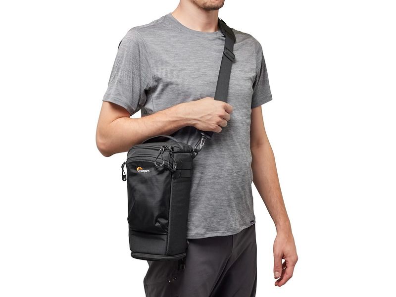 Lowepro Kamera-Tasche ProTactic TLZ 75 Slim AW III TopLoader für Vollformatkamera mit 70-200 mm F/2.8-Objektiv