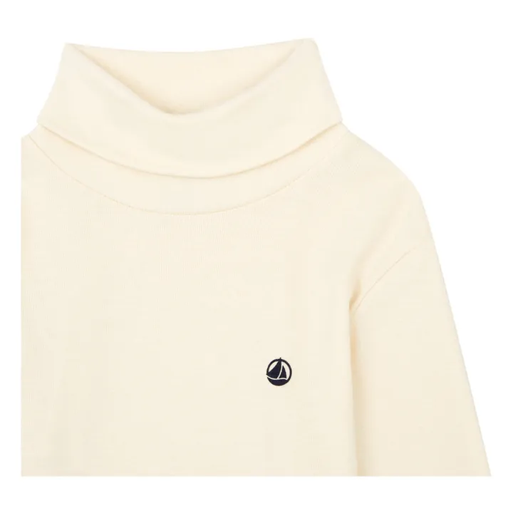 Petit Bateau Sous-Pull Coton Bio | Ecru