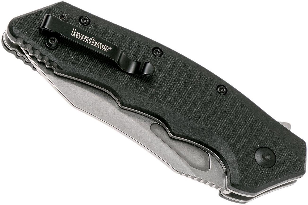 Kershaw Flitch 3930 zakmes, stonewashed blade