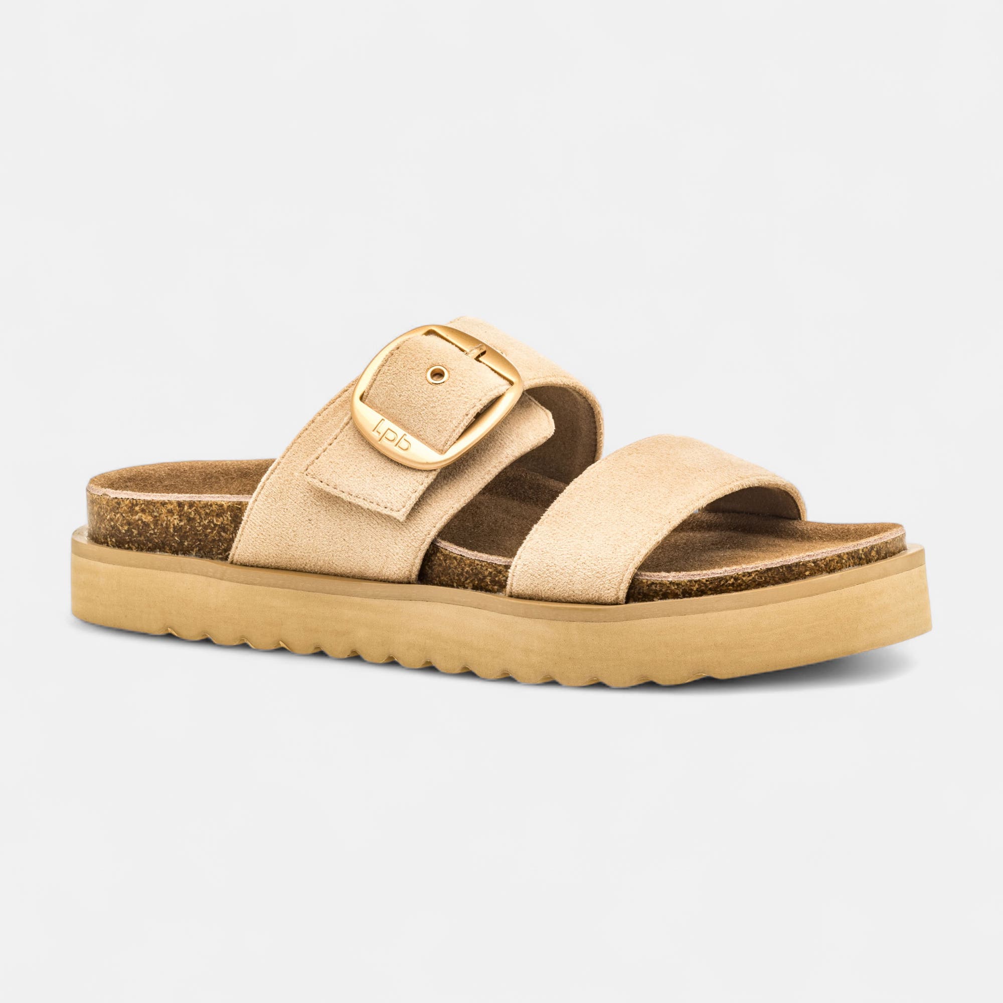 Mules semelle liège Femme beige