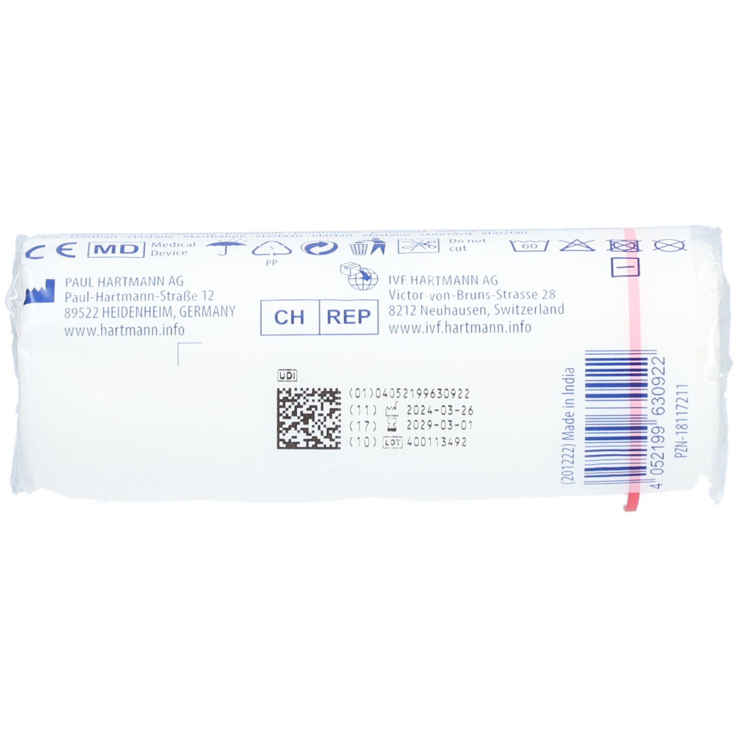 IDEALAST Universalbinde 12 cm x 5 m weiß