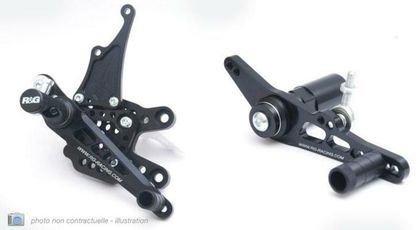 Commandes reculées R&G Racing noir