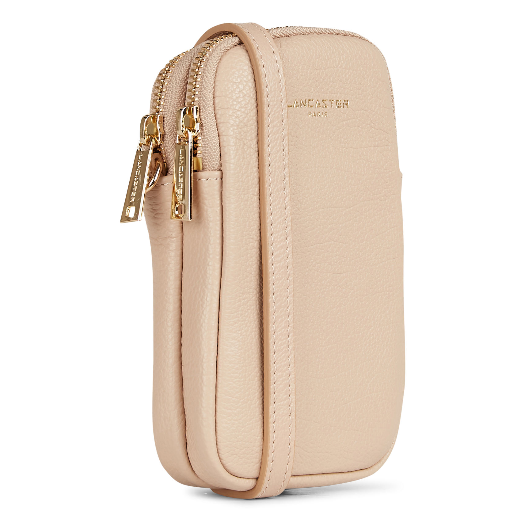 DUNE - Pochette pour téléphone en cuir| Beige