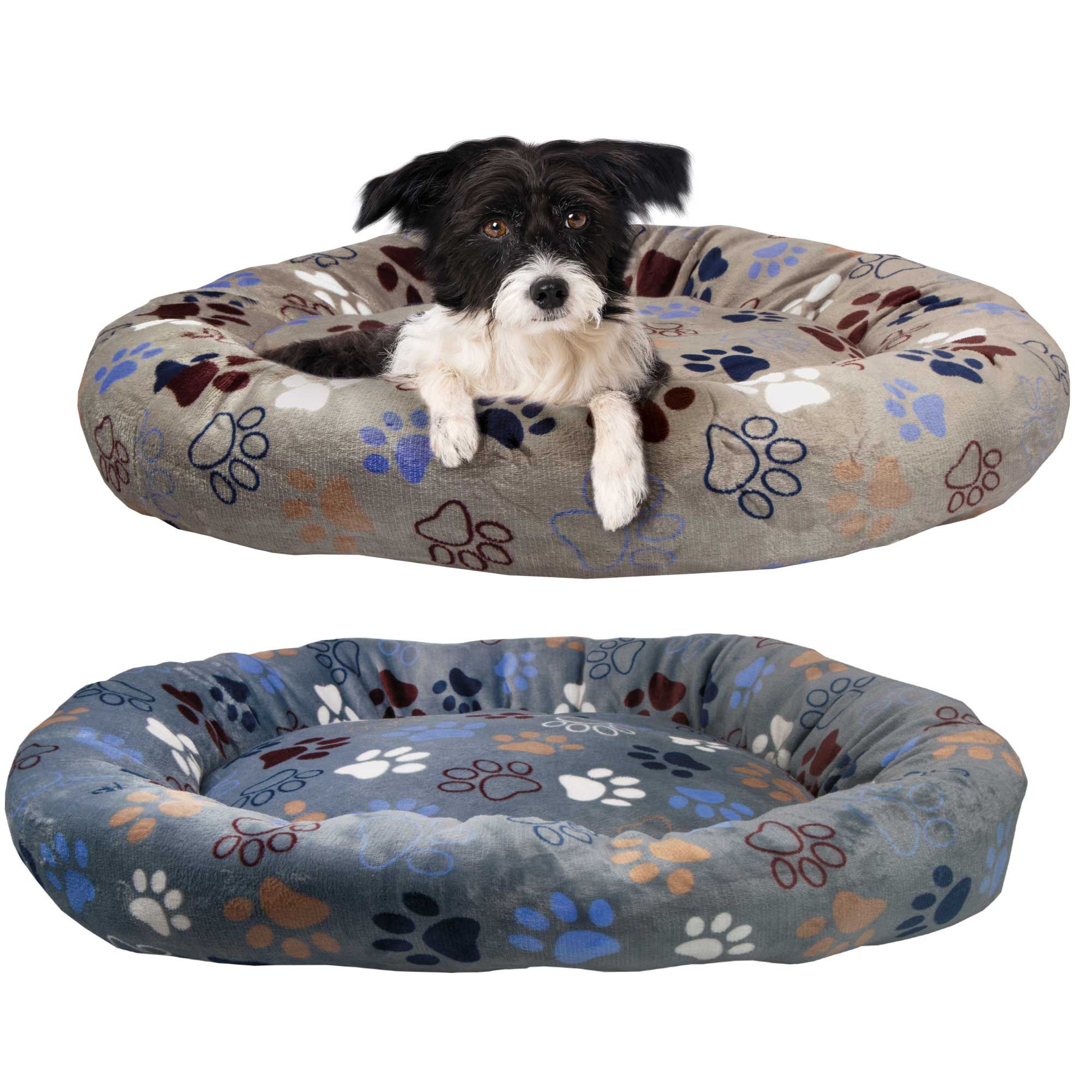 Komfortbett Donut Lissi - weiches Coral-Fleece - Anti-Rutsch-Boden - waschbar