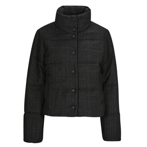 Only - ONLWIKI BOUCLE MIX PUFFER JACKET OTW - Noir